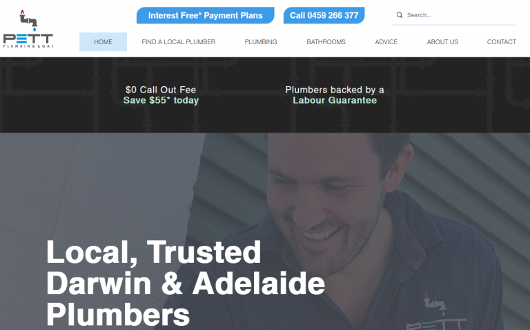 Pett Plumbing Trusted Plumbers Teams Darwin Adelaide 768x478